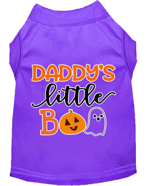 Halloween Pet Dog & Cat Shirt Screen Printed, "Daddy's Little Boo" — view 4