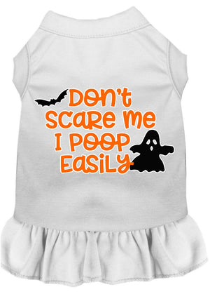 Halloween Pet Dress "Don't Scare Me, I Poop Easily" — view 1