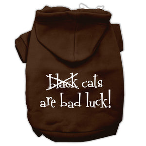 Halloween Pet Hoodie "Black Cats Are Bad Luck" — view 2