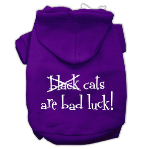 Halloween Pet Hoodie "Black Cats Are Bad Luck" — view 7