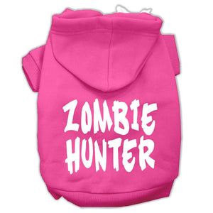 Halloween Pet Hoodie Screen Printed, "Zombie Hunter" — view 2