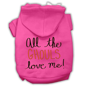 Halloween Pet Hoodie "All The Ghouls Love Me" — view 2