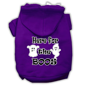 Halloween Pet Hoodie "Here For The Boos" — view 8