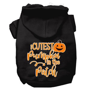 Halloween Pet Hoodie "Cutest Pumpkin In The Patch" — view 4