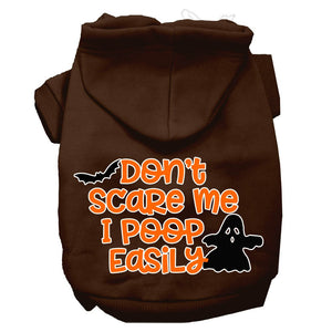 Halloween Pet Hoodie "Don't Scare Me, I Poop Easily" — view 6