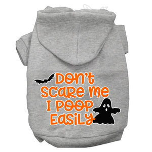 Halloween Pet Hoodie "Don't Scare Me, I Poop Easily" — view 7