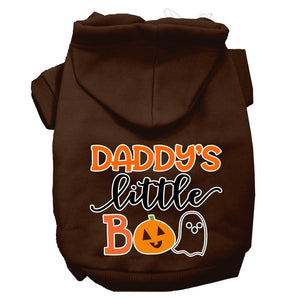 Halloween Pet Hoodie "Daddy's Little Boo" — view 1