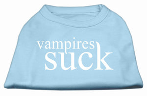 Halloween Pet Dog & Cat Shirt Screen Printed, "Vampires Suck" — view 4
