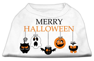Pet Dog & Cat Shirt Screen Printed, "Merry Halloween" — view 6