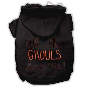Halloween Pet Hoodie "All The Ghouls Love Me" — view 4