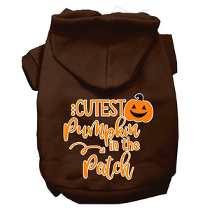 Halloween Pet Hoodie "Cutest Pumpkin In The Patch" — view 1