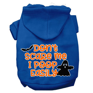 Halloween Pet Hoodie "Don't Scare Me, I Poop Easily" — view 4