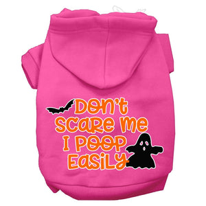 Halloween Pet Hoodie "Don't Scare Me, I Poop Easily" — view 5