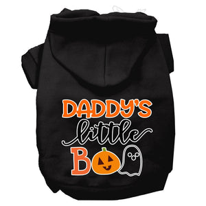 Halloween Pet Hoodie "Daddy's Little Boo" — view 4