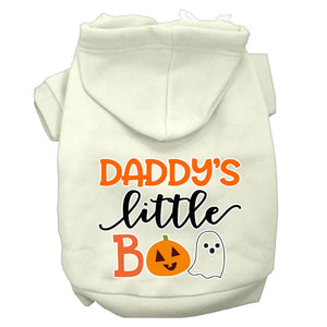 Halloween Pet Hoodie "Daddy's Little Boo" — view 5