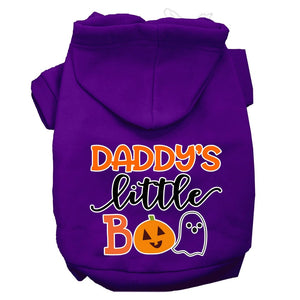 Halloween Pet Hoodie "Daddy's Little Boo" — view 7