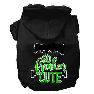 Halloween Pet Hoodie "So Franken Cute" — view 2