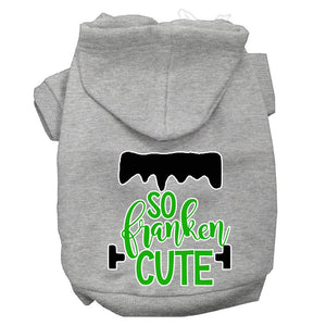 Halloween Pet Hoodie "So Franken Cute" — view 1