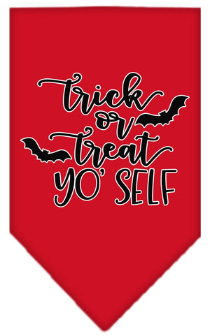 Halloween Pet and Dog Bandana Screen Printed, "Trick Or Treat Yo' Self" — view 6