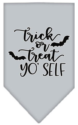 Halloween Pet and Dog Bandana Screen Printed, "Trick Or Treat Yo' Self" — view 3