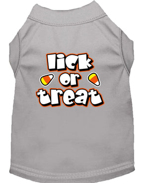 Halloween Pet Dog & Cat Shirt Screen Printed, "Lick or Treat" — view 8
