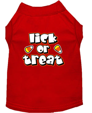 Halloween Pet Dog & Cat Shirt Screen Printed, "Lick or Treat" — view 6