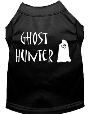 Halloween Pet Dog & Cat Shirt Screen Printed, "Ghost Hunter" — view 5