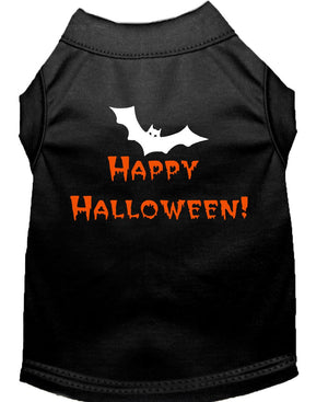Halloween Pet Dog & Cat Shirt Screen Printed, "Happy Halloween" — view 2