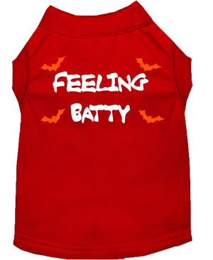 Halloween Pet Dog & Cat Shirt Screen Printed, "Feeling Batty" — view 7