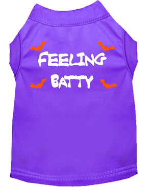 Halloween Pet Dog & Cat Shirt Screen Printed, "Feeling Batty" — view 6