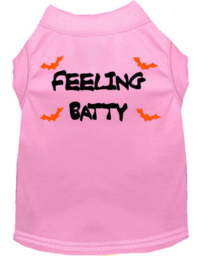 Halloween Pet Dog & Cat Shirt Screen Printed, "Feeling Batty" — view 5