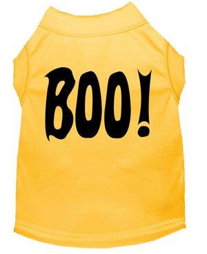 Halloween Pet Dog & Cat Shirt Screen Printed, "Boo!" — view 5