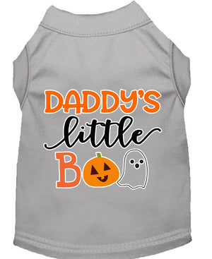 Halloween Pet Dog & Cat Shirt Screen Printed, "Daddy's Little Boo" — view 7