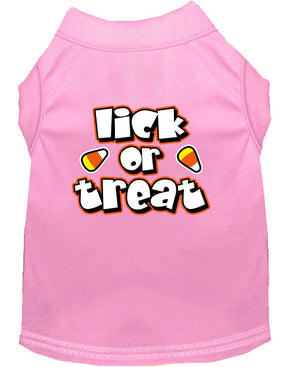 Halloween Pet Dog & Cat Shirt Screen Printed, "Lick or Treat" — view 4