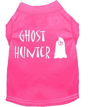 Halloween Pet Dog & Cat Shirt Screen Printed, "Ghost Hunter" — view 2