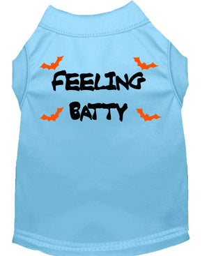 Halloween Pet Dog & Cat Shirt Screen Printed, "Feeling Batty" — view 1