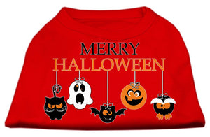 Pet Dog & Cat Shirt Screen Printed, "Merry Halloween" — view 7