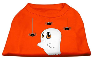 Halloween Pet Dog & Cat Shirt Screen Printed, "Sammy the Ghost" — view 1