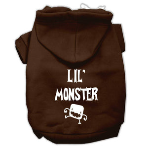 Halloween Pet Hoodie Screen Printed, "Lil Monster" — view 9