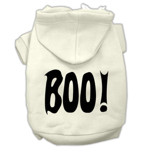 Halloween Pet Hoodie Screen Printed, "Boo" — view 2
