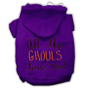 Halloween Pet Hoodie "All The Ghouls Love Me" — view 6