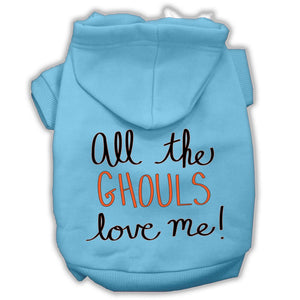 Halloween Pet Hoodie "All The Ghouls Love Me" — view 8