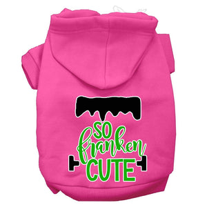 Halloween Pet Hoodie "So Franken Cute" — view 8