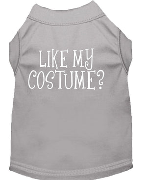 Halloween Pet Dog & Cat Shirt Screen Printed, "Like My Costume?" — view 4