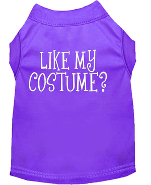 Halloween Pet Dog & Cat Shirt Screen Printed, "Like My Costume?" — view 7