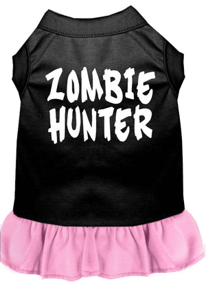 Halloween Pet Dog & Cat Dress Screen Printed, "Zombie Hunter" — view 8