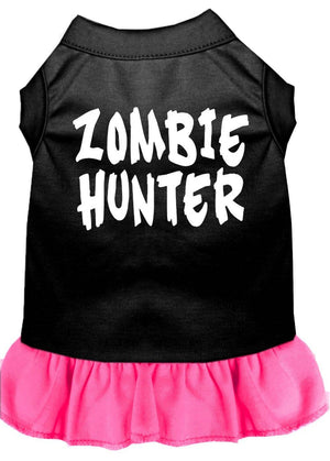 Halloween Pet Dog & Cat Dress Screen Printed, "Zombie Hunter" — view 7