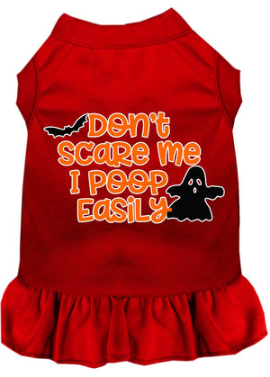 Halloween Pet Dress "Don't Scare Me, I Poop Easily" — view 2