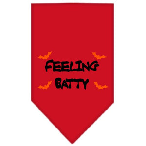 Halloween Pet and Dog Bandana Screen Printed, "Feeling Batty" — view 4