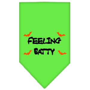 Halloween Pet and Dog Bandana Screen Printed, "Feeling Batty" — view 7